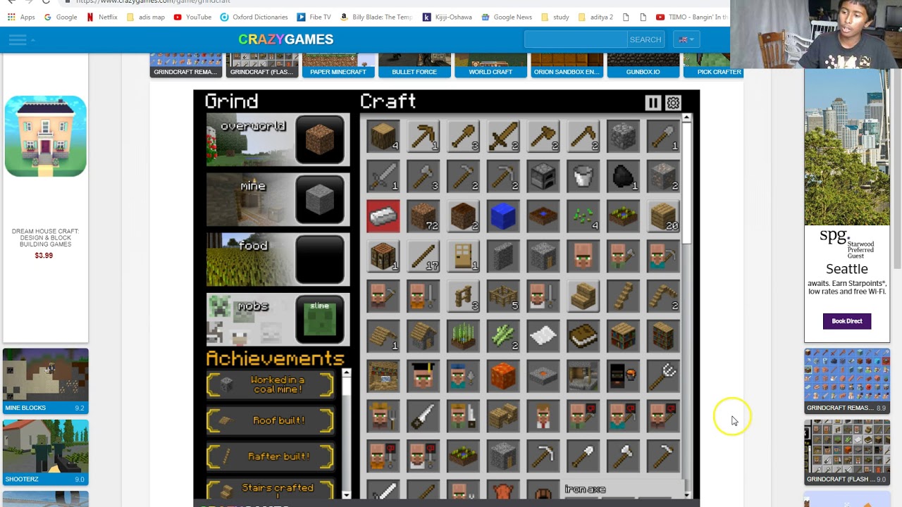GrindCraft - Game by Kizi - YouTube