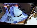 Toronto // Spring Snow Storm - 10 Hours in 60 Seconds - 22 Mar 2024 #shorts