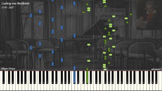 Beethoven - Sonata 24 in F# Major "A Thérèse" Op 78 | Piano Synthesia | Library of Music