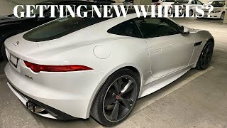 Choosing New Wheels!! | 2017 Jaguar F-Type R 550HP Jaguar F Type Black Rims