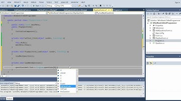 Developing a User Modifyable Questions Quiz Game 4