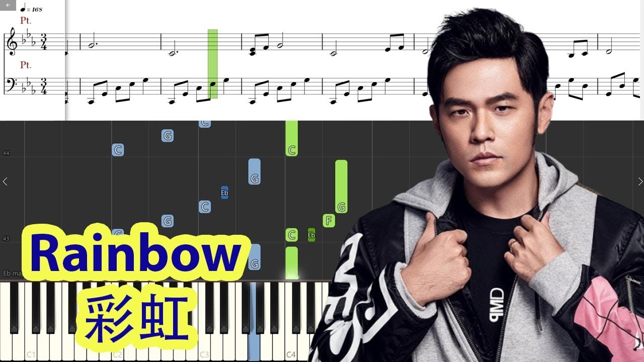[Piano Tutorial] Rainbow | 彩虹 (Cai Hong) - Jay Chou | 周傑倫 - YouTube