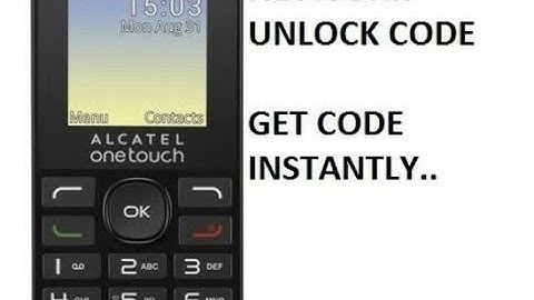 How To Unlock Alcatel OneTouch 1016G spd 6531 With Avengers Box Module