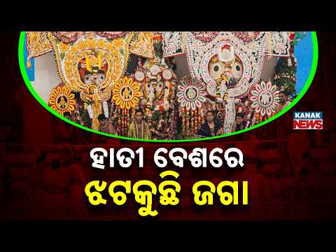Lord Jagannath Dazzles in Hati Besha After Snana Purnima Rituals