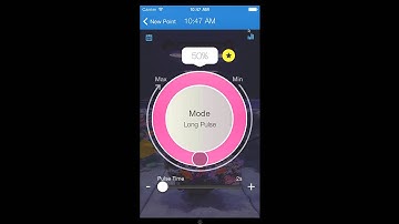iPhone and ReefLink VorTech Control: VorTech Schedule