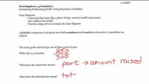 Comparing Bits and Pieces 1.5 Summary