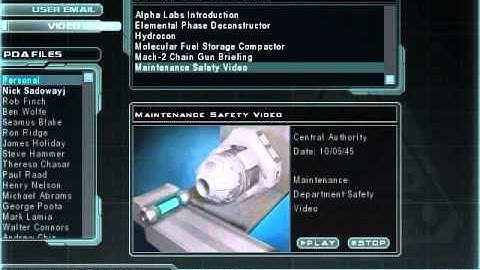 Doom 3 - Video Disk 9 PDA