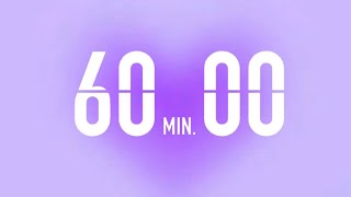 1 Hour Aura Timer, Deep Focus for Relaxing, Studying and Working 🌸🔮💜