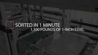 💪 ASTES4 HS ADVANCED #laser #automation #sorting 1,300lbs in under a minute ⏩ #mcmachinery