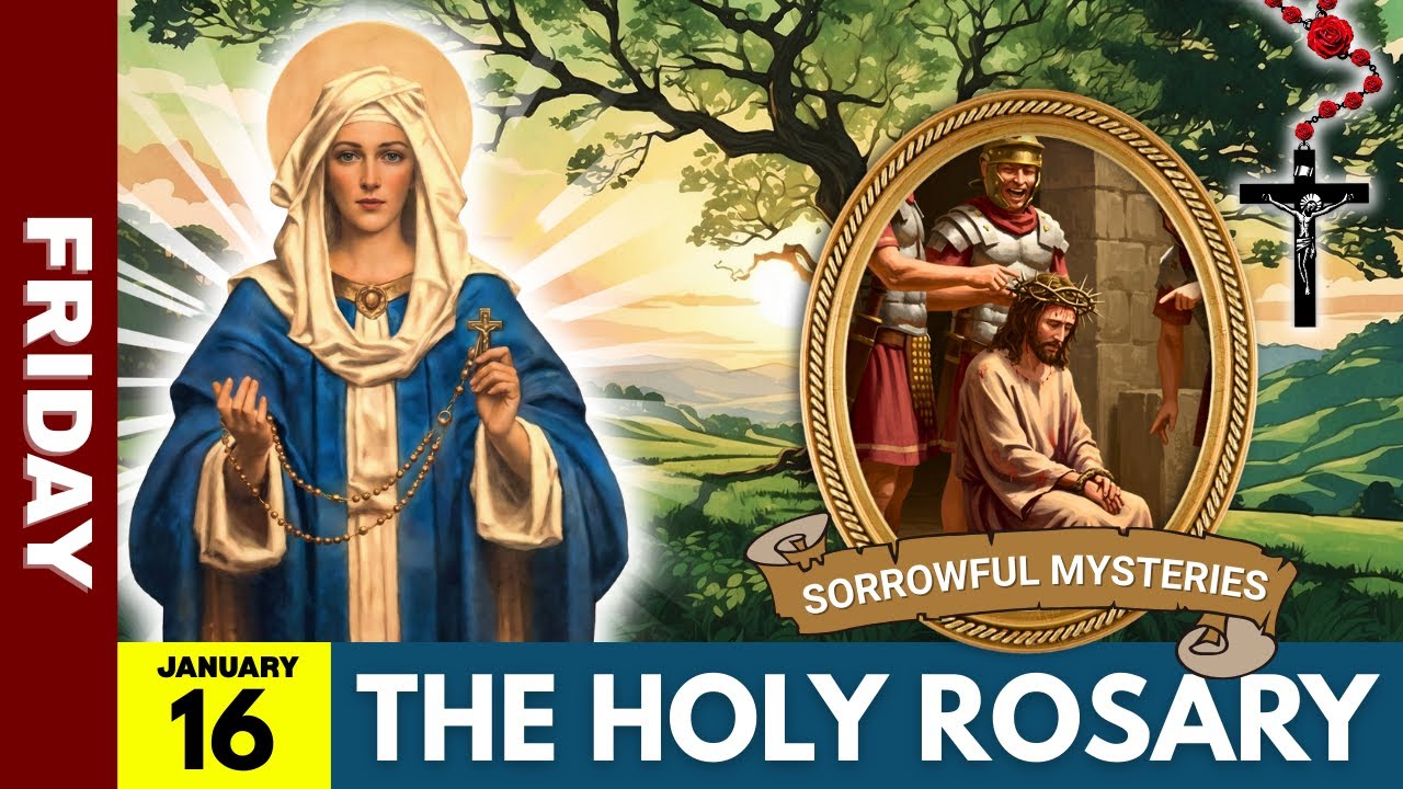 Молитва Святого Розария. Тайны скорби: пятница, 16 января 2026 года – За тех, кто страдает в тишине.