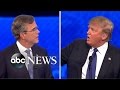 Trump elicits boos after spat with bush republican debate highlights