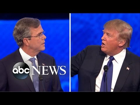 Trump Elicits Boos After Spat With Bush