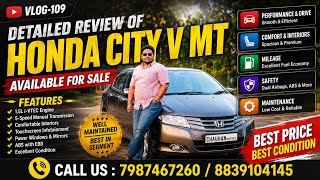 Honda City V MT Detailed Review 🔥 | Best Sedan Under Budget? | For Sale Honda City Facelift 2026 ||