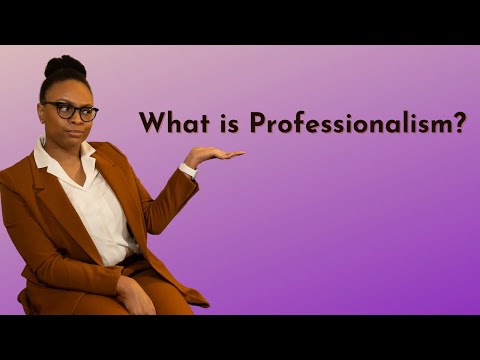 Video: Wat Is Professionaliteit?