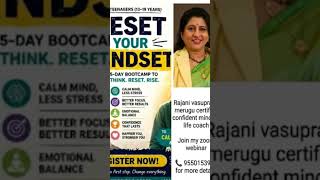 Rajani vasuprada merugu# certified confident &amp; mindset life coach @motivetosuccess1