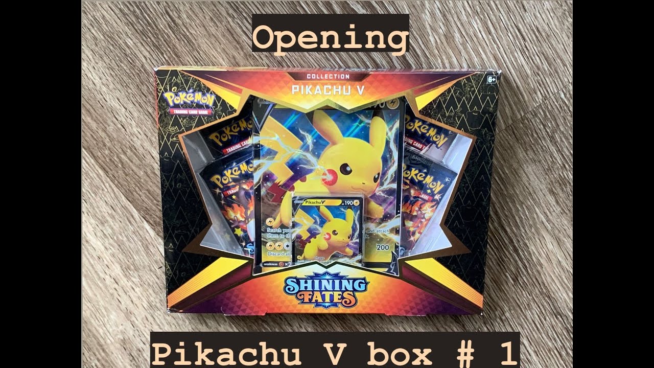 Opening Pokémon Pikachu V box!!! Открываем Покемон бустеры!!! Box #1