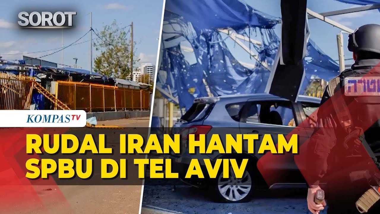 Serangan Rudal Iran Hantam SPBU di Tel Aviv, 1 Orang Terluka