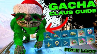 How Gacha Claus Works In Ark Survival Ascended Free Loot Gacha Claus Guide