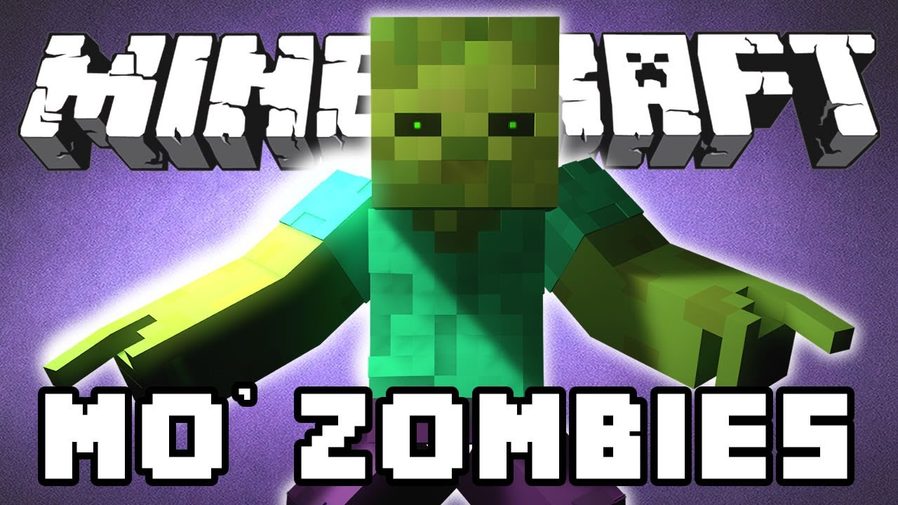 Minecraft Mod Showcase: Mo' Zombies - 14 NEW Mobs! - YouTube