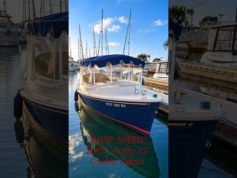 22' Duffy Cuddy Cabin Electric Boat – Comfortable, Quiet Harbor Cruising! By South Mountain Yachts