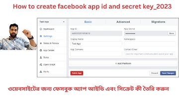 How to create facebook app id and secret  for website 2023💪How to create facebook developer account