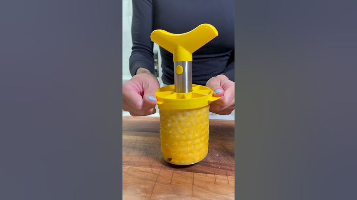 Effortless Pineapple Slicing with This Amazing Pineapple Slicer Tool! 🍍✨