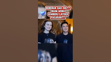 Baim Wong & Kimberly Ryder Pacaran..? #baimwongterbaru #kimberly #shorts