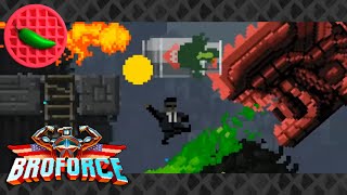 Alien Worm Carnage -- Let's Play Broforce (PC) (Part #14) (Local co-op) (1080p 60fps)