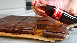 CocaCola Chocolate Cake ❗ Recipe from Hollywood