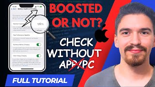 how to know iphone battery boosted or not (2025) | Full tutorial