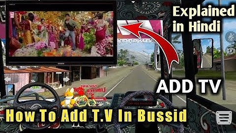 how to add TV/LCD in bus simulator Indonesia /Bus simulator Indonesia mein TV / LCD lagane ka tarika