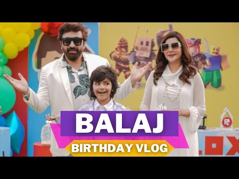 Balaj Birthday Vlog | Yasir Nawaz | Nida Yasir | Farid Nawaz Productions