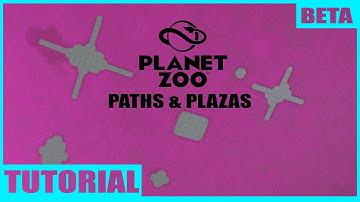 NEW Updated Planet Zoo Path Tutorial | Planet Zoo How To Make Plazas Using Paths (FROM A ROOKIE)