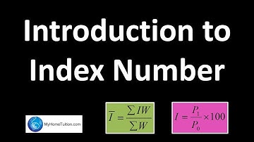 Introduction to Index Number | Additional Mathematics