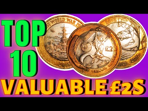 Top 10 Most Valuable And Rare £2 Coins! (UK Circulation) 2022