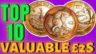 Top 10 Most Valuable and Rare £2 Coins! (UK Circulation) 2022