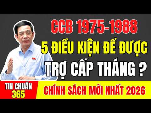 TIN NÓNG: CỰU CHIẾN BINH 1975–1988 CẦN BIẾT? 5 ĐIỀU KIỆN ĐỂ ĐƯỢC HƯỞNG TRỢ CẤP HÀNG THÁNG? #tintuc