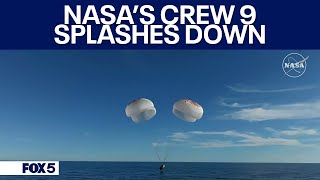 Crew-9 splashes down in Gulf of America | FOX 5 DC