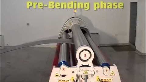 Davi Plate Roll - 4 Roll Plate Bending Machine Demo