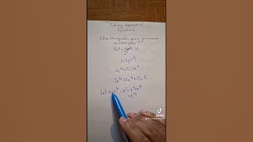 Solving Exponential Equations- A Level Maths