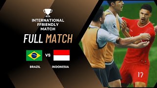 INDONESIA VS BRAZIL INTERNATIONAL FRIENDLY MATCH || PES 2013