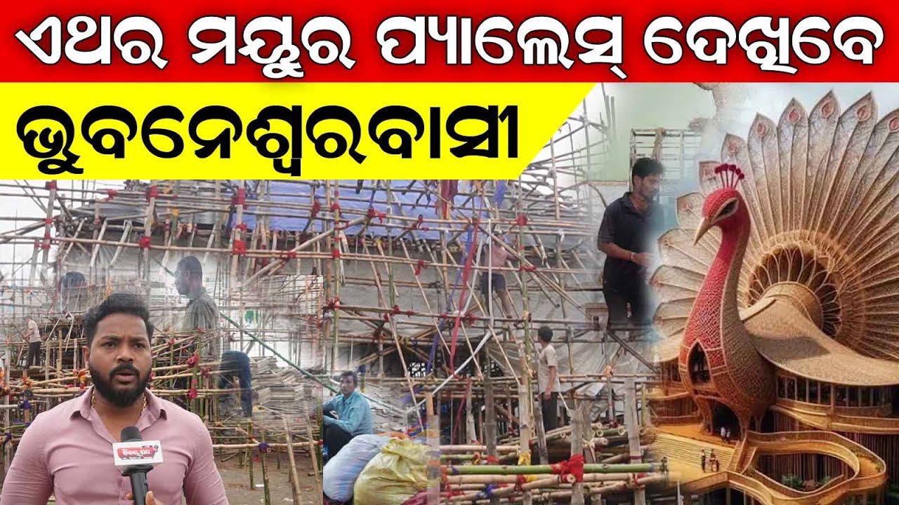 ଏଥର ମୟୁର ପ୍ୟାଲେସ ଦେଖିବେ ଭୁବନେଶ୍ୱରବାସୀ - Bamikhal Durga Puja 2025 Bhubaneswar - Bijay Patha Live