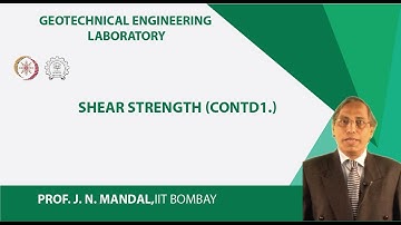 Shear Strength (contd..)