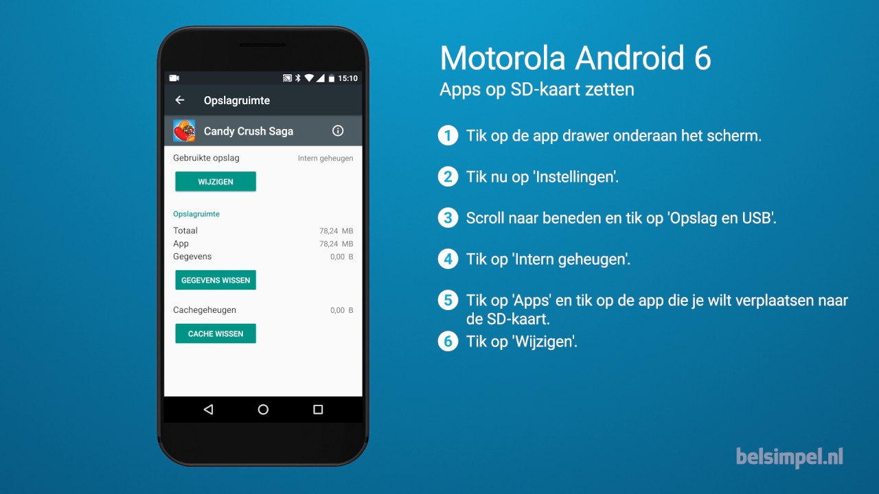 Apps Op Sd-Kaart Zetten Voor Motorola En Lenvo - Belsimpel