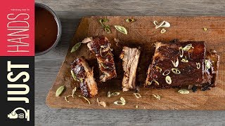 Caramelized pork Ribs | Akis Petretzikis Kitchen