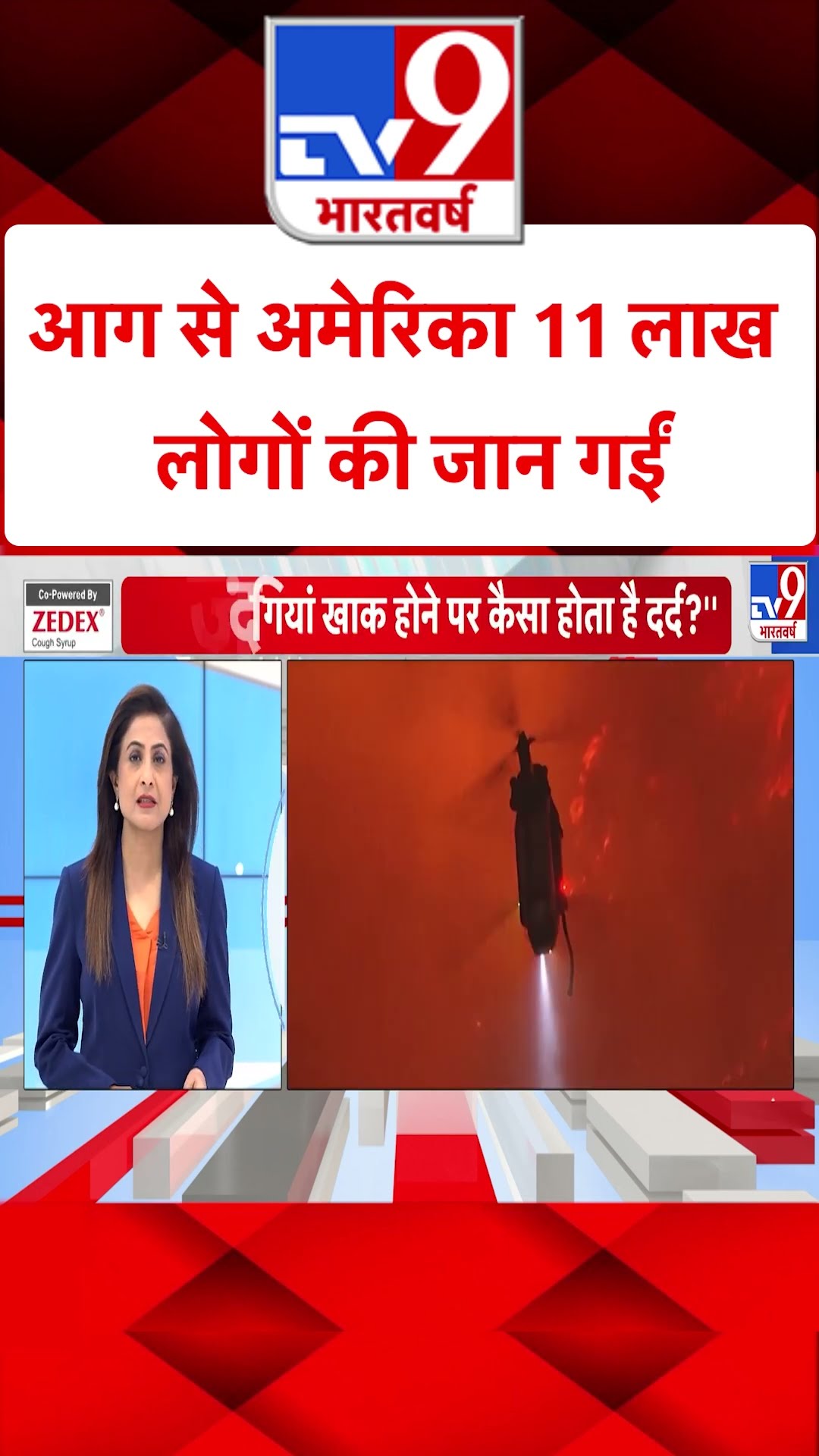 आग से America 11 लाख लोगों की जान गई#tv9shorts