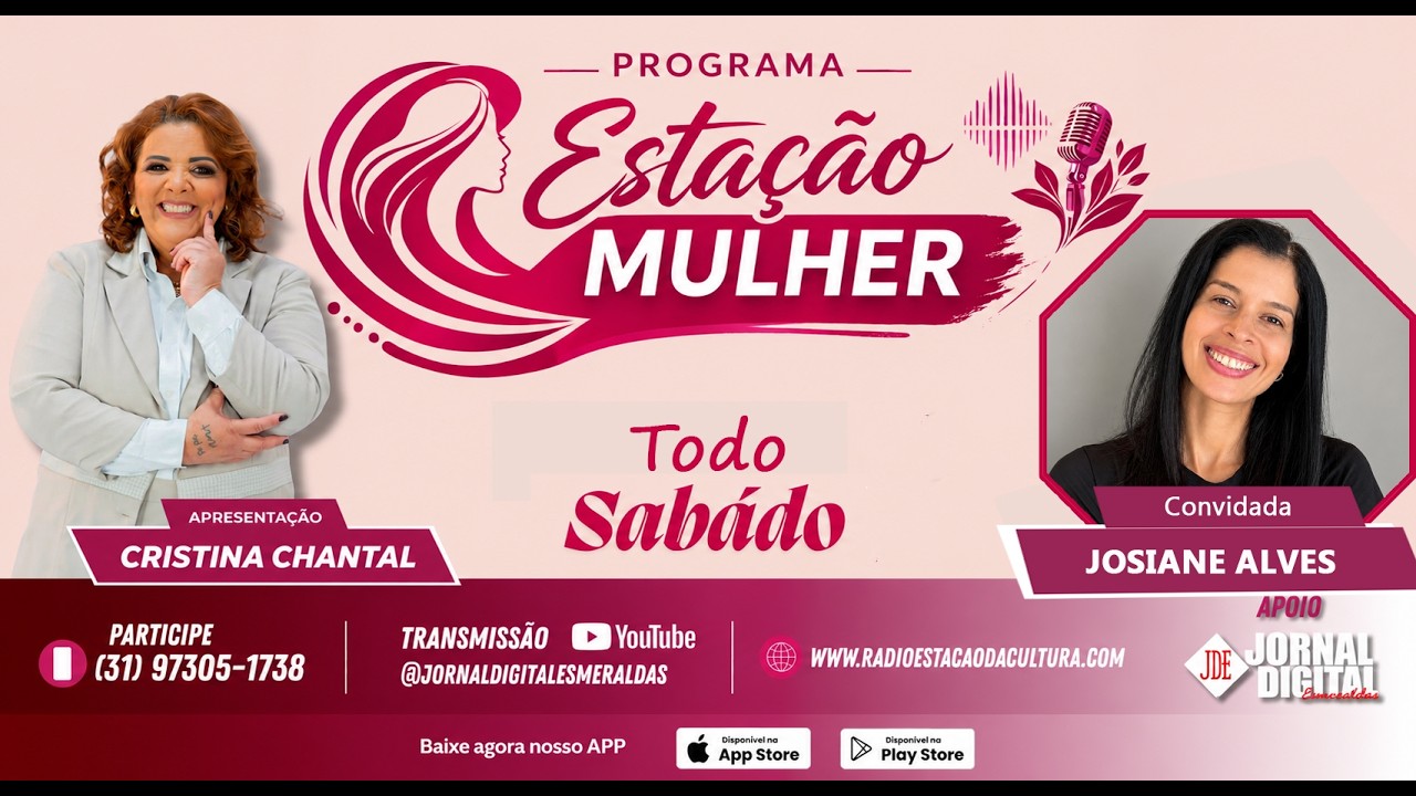 Programa Estação Mulher - Josiane Alves é fisioterapeuta, equoterapeuta e instrutora de Pilates