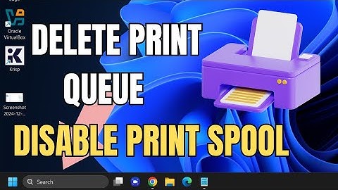 How to Cancel Print Queue After Print Spool Service Disable (Easy Fix!)