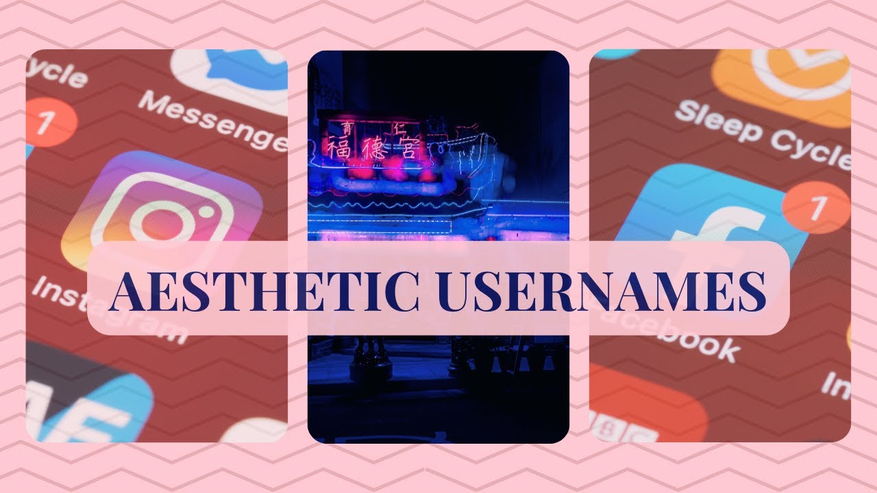 Aesthetic usernames for youtube,instagram,tiktok|How to write usernames