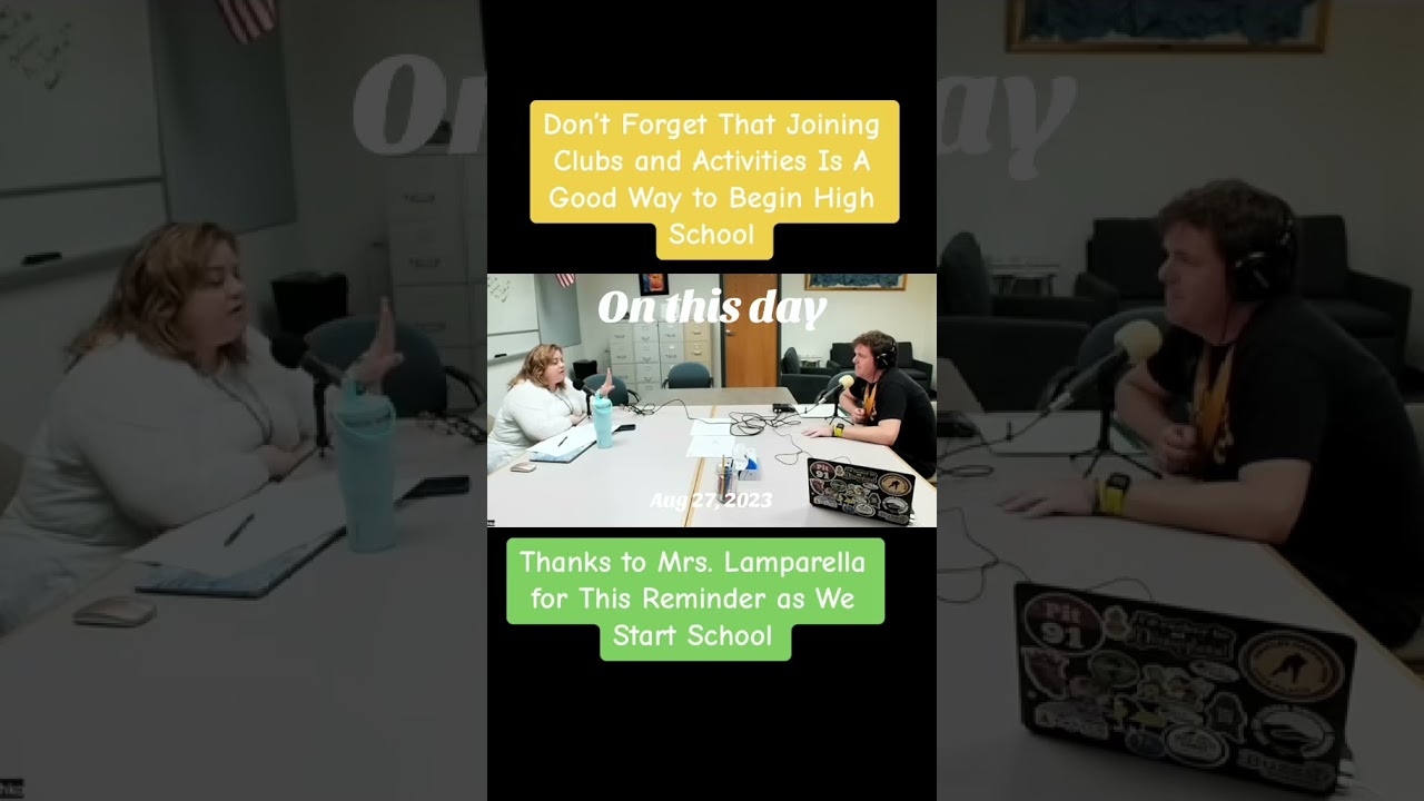 #9thgradeexperience encourages you to get involved at your new #highschool